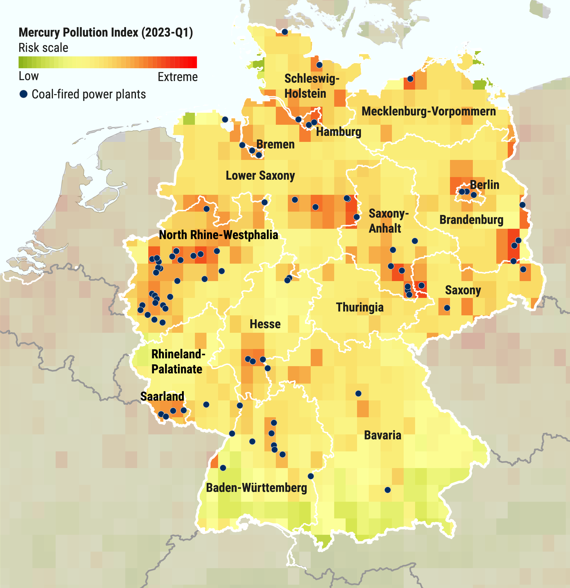 Figure 1: Mercury pollution risks are tightly linked to the burning of coal